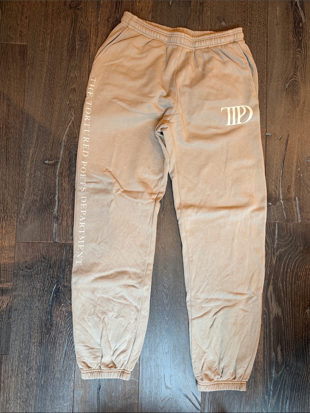 Taylor Swift Beige TTPD Joggers